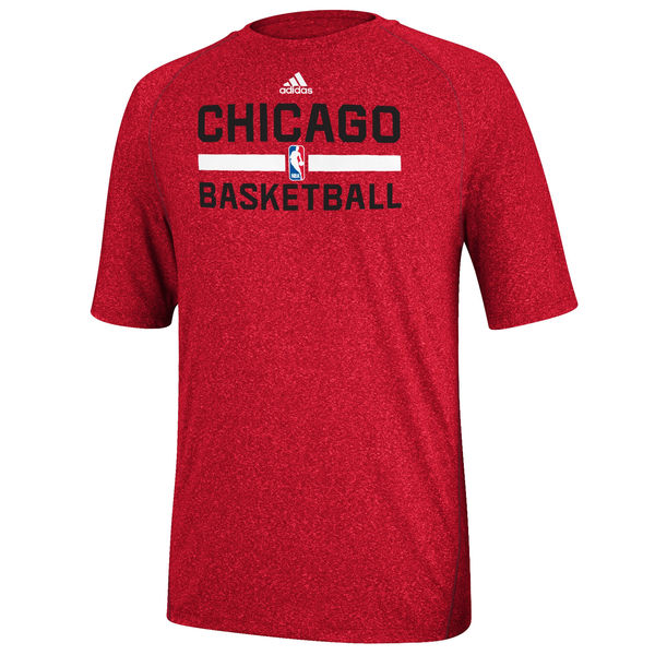 NBA Men adidas Chicago Bulls Red Practice Performance TShirt->->Sports Accessory